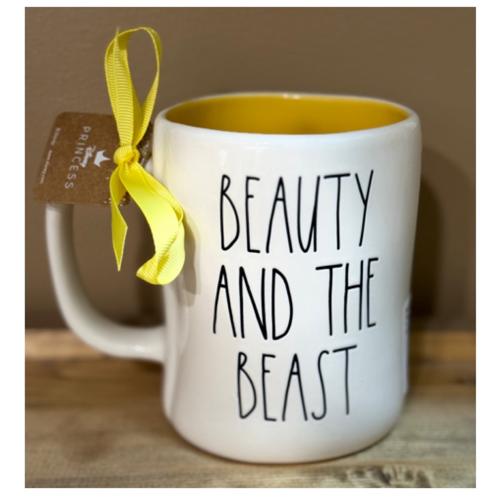 NEW Rae Dunn Disney Beauty and The Beast Mug Belle Double Sided - Picture 4 of 6